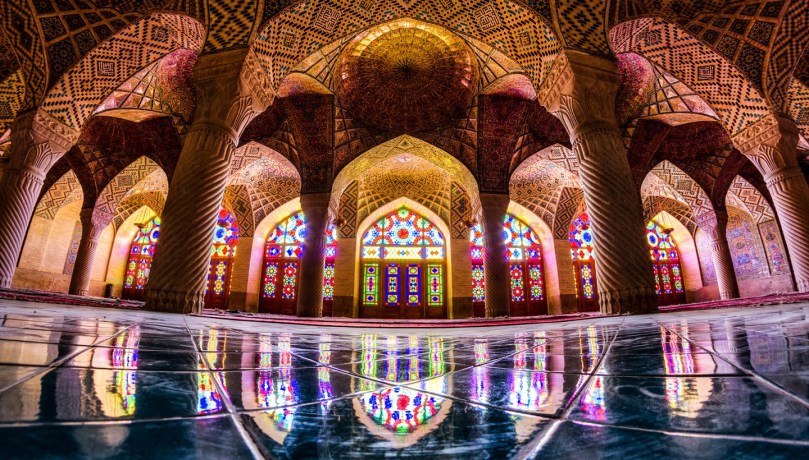Nasir al-Mulk Mosque in Shiraz, Iran